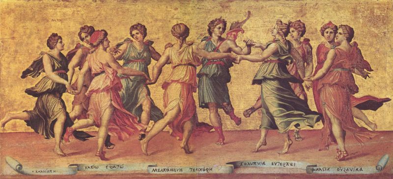 Danza de Apolo con las musas