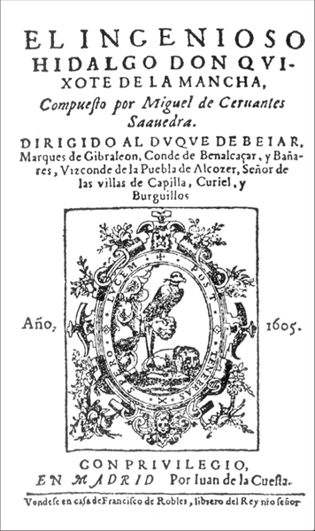 primera edicion del Quijote